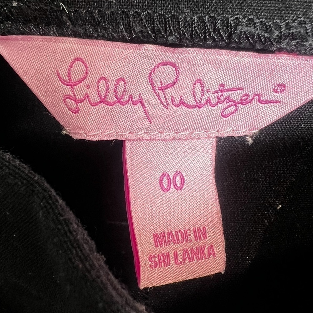 Lilly Pulitzer Alessia side zip dress pants size 00 excellent like-new condition - Picture 5 of 5